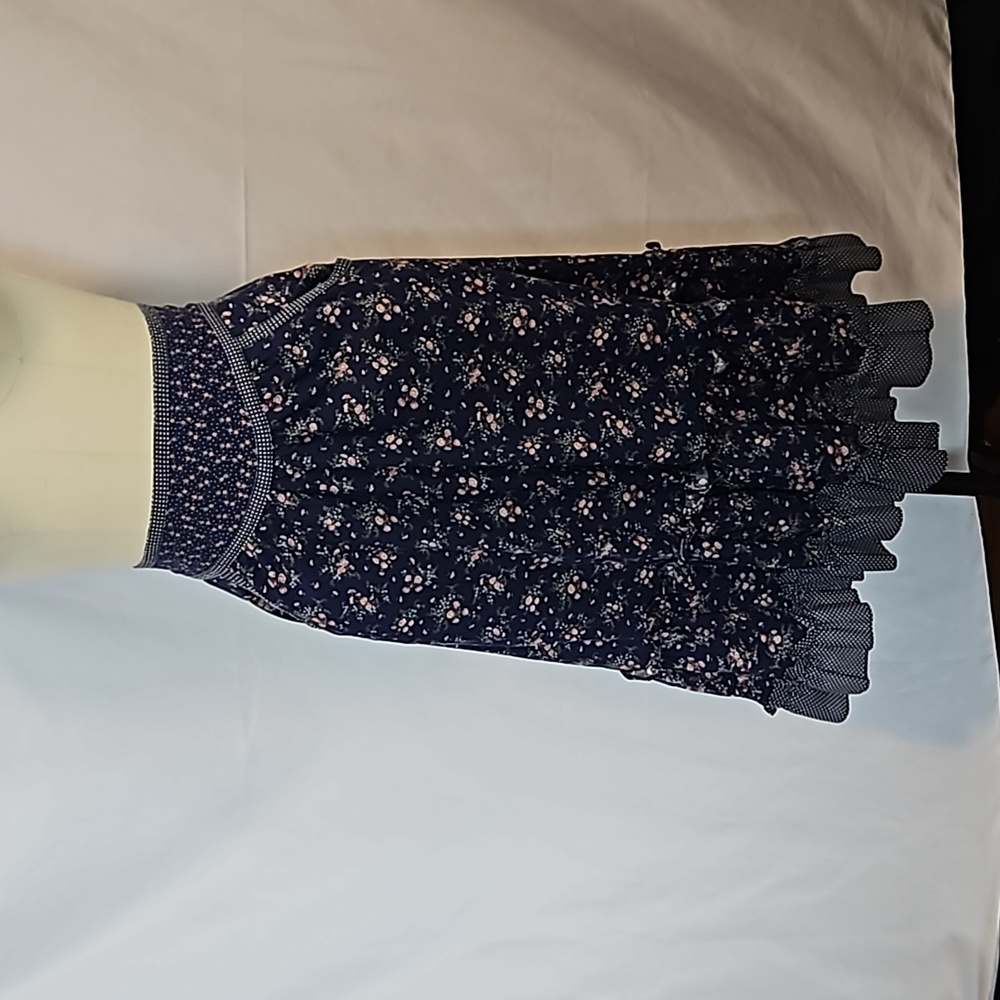 Jessica's Gunnies vtg Prairie Skirt, 5, made in USA, Gunnie Sax, 1970's, 70s